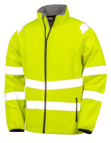 RES-R505X-Recycled Printable Safety Softshell Jacket